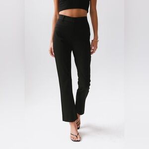 Bohme Willow Slim Straight Trouser in Black